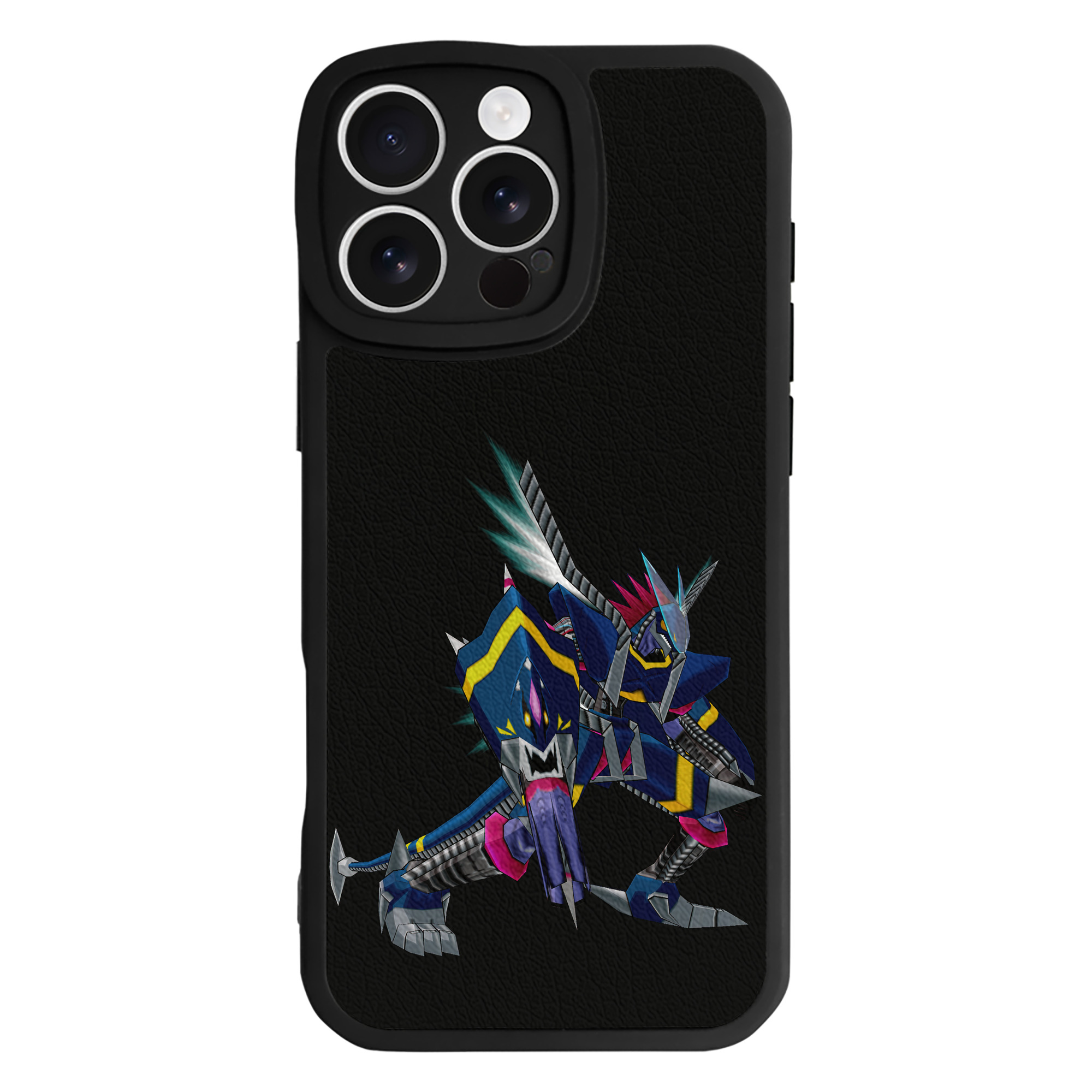 （画像用） Digimon デジタルモンスター/デジモン 【iPhone 16シリーズ対応】シリコンスマホケース（レザー調） 材質：シリコン